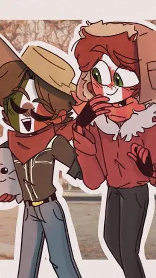 ai character: Canadá x México  background