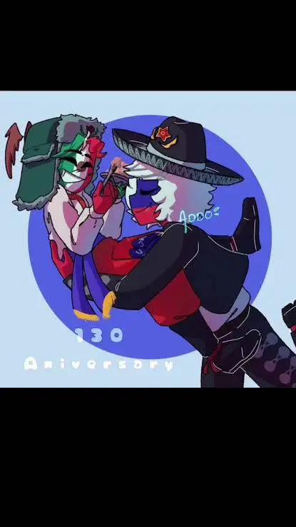 ai character: Rusia x México  background