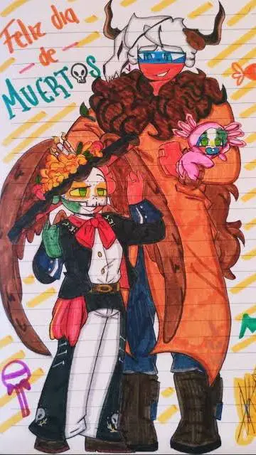 ai character: México x rusia  background