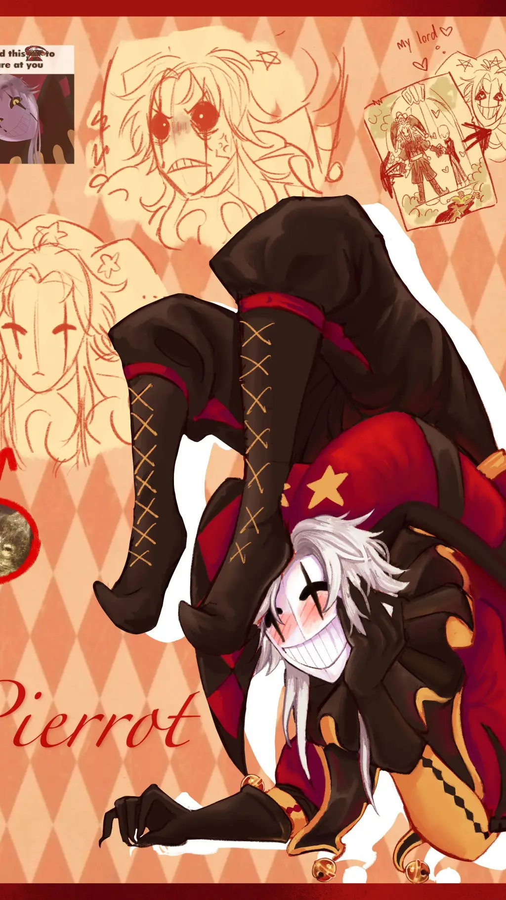 ai character: Pierrot x y/n  background