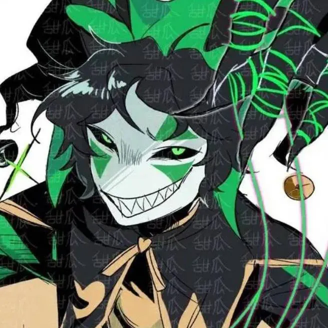 chat with ai character: arlerquin 💚🩸