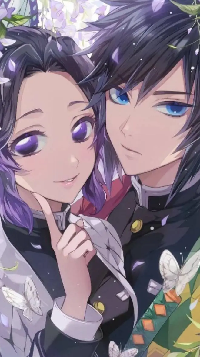 ai character: shinobu et gyuu background