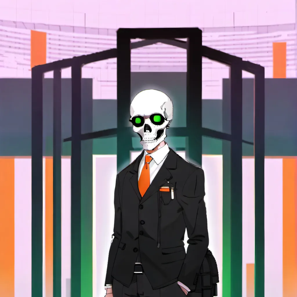 chat with ai character: freaky skeleton ￼