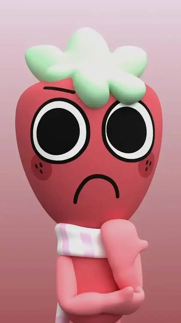 ai character: Sprout is angry  background
