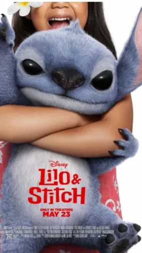 ai character: Lilo y stich  background