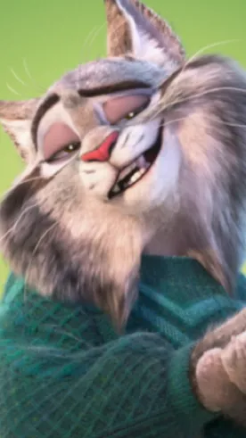 ai character: Pawbert linxley  background