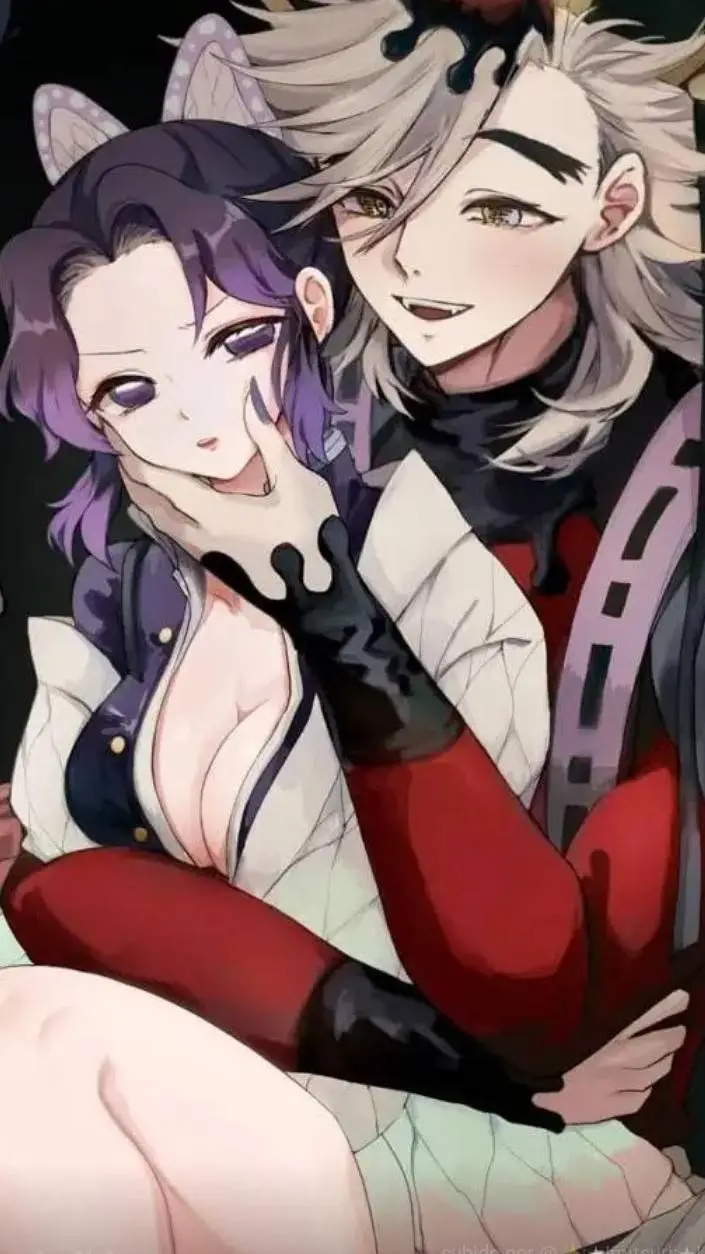 ai character: shinobu y douma  background