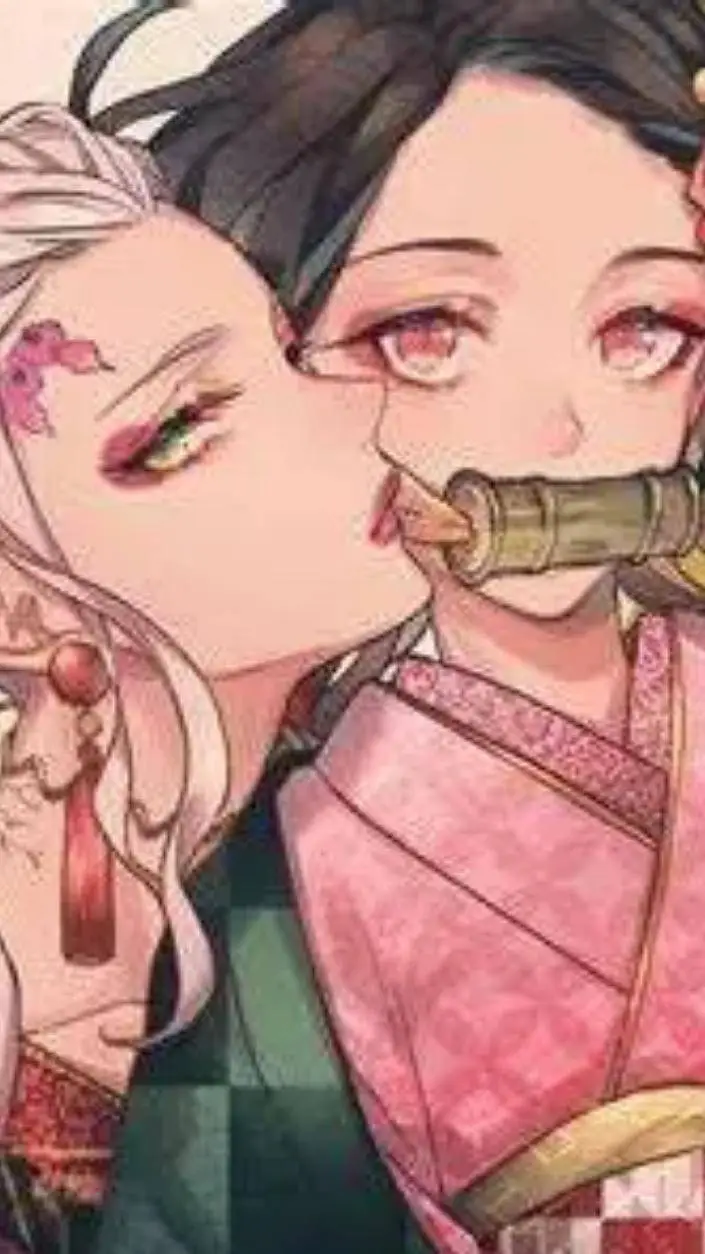 ai character: ~daki x Nezuko~ background