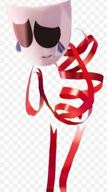 ai character: sad gangle  background