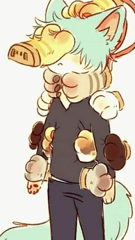 ai character: cat shigaraki  background