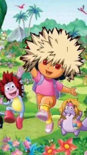 ai character: bakugo theExplorer background