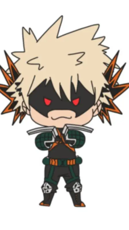 ai character: bakugo  background