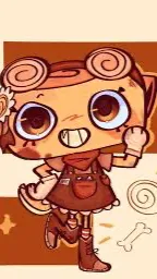 ai character: Shell belly button background