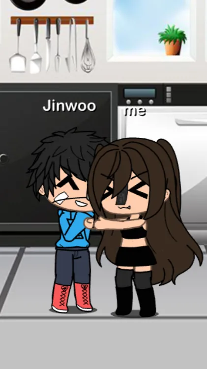 ai character: Sololeveling Karen background