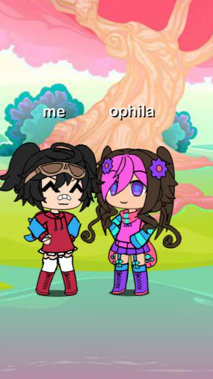 ai character: Ophila x berry  background