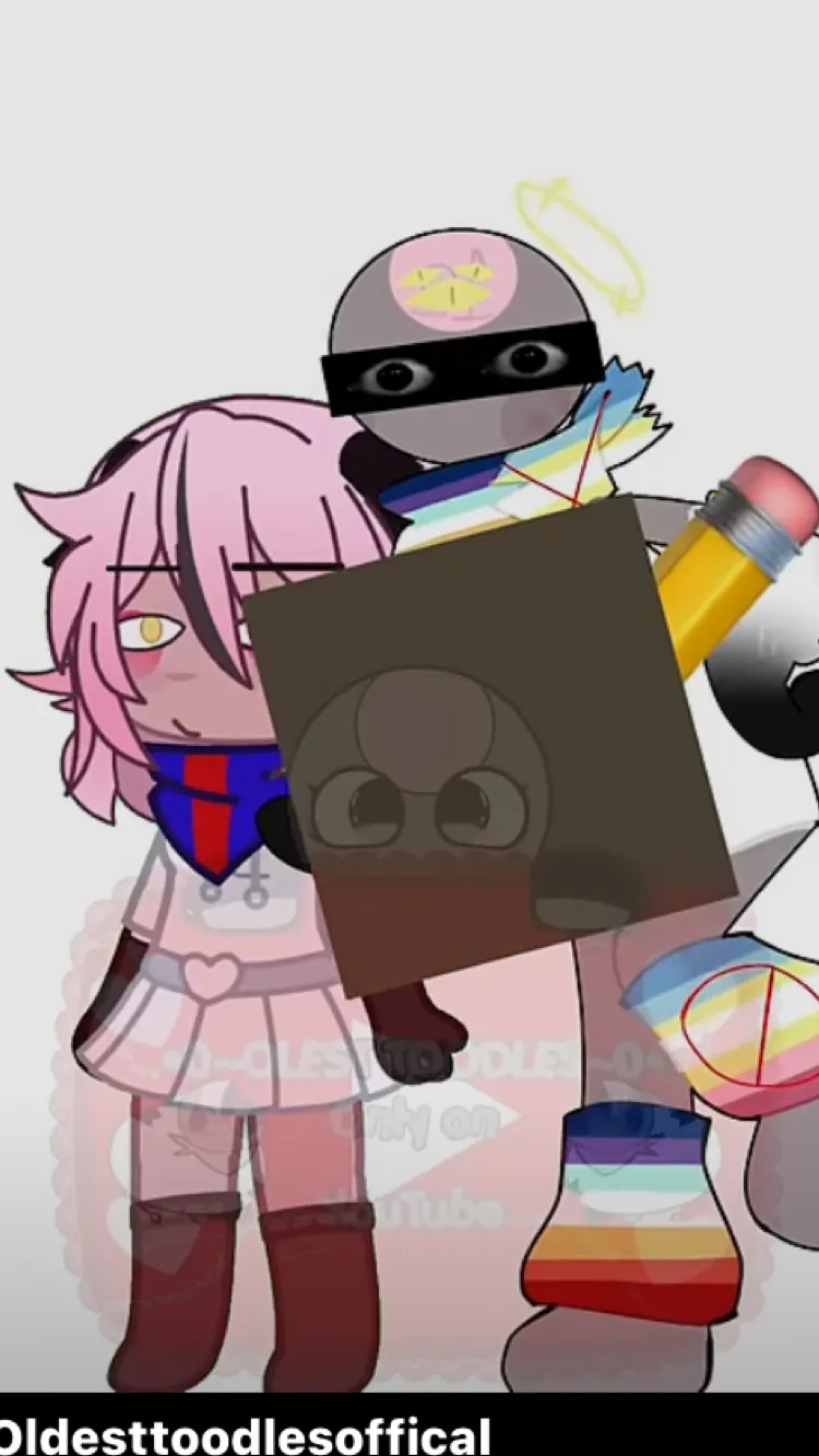 ai character: 0ldesttoodles background