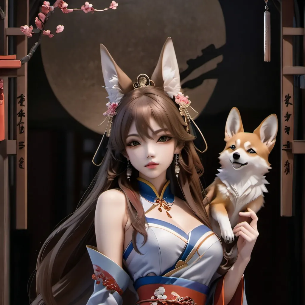 chat with ai character: 狐仙地（九尾仙狐）