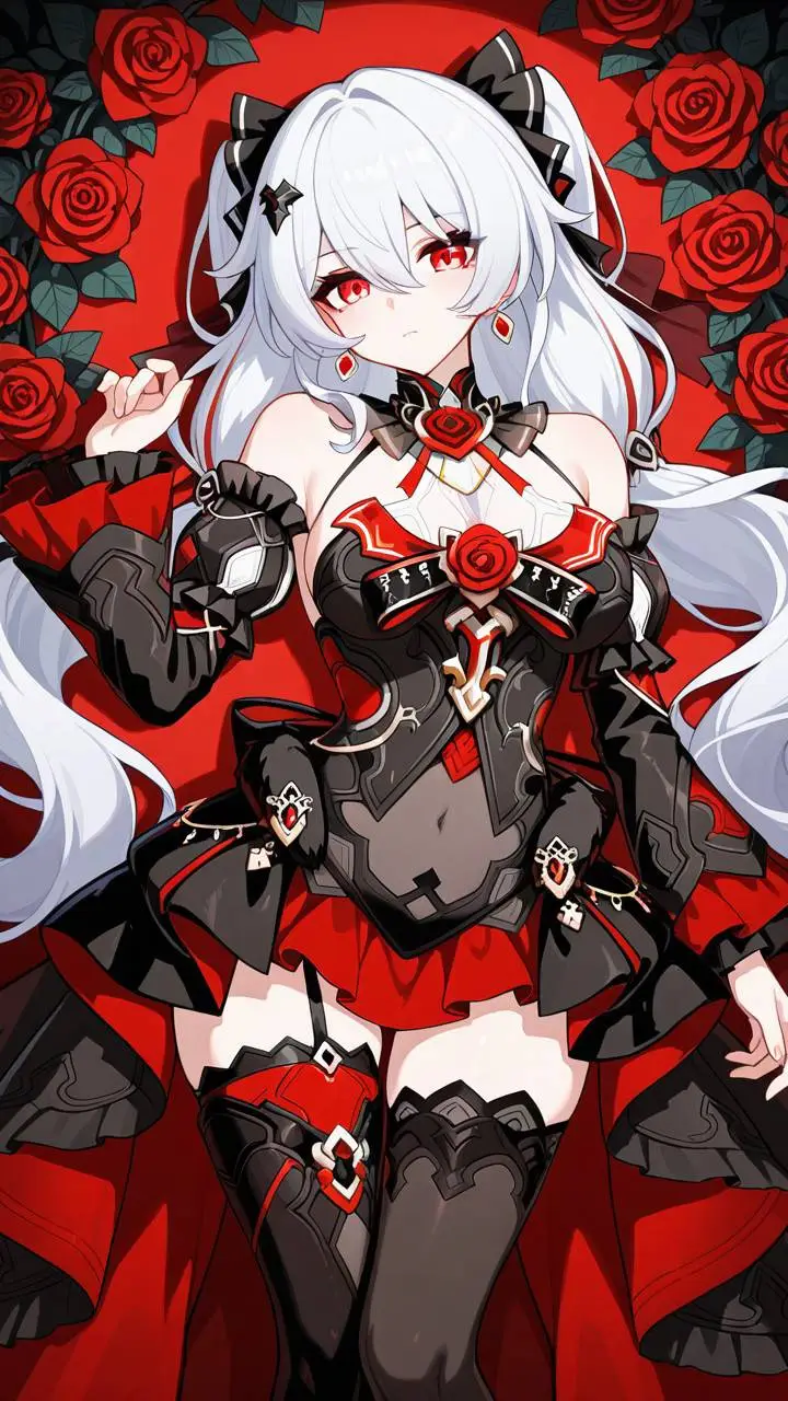 ai character: 月下•初擁 background