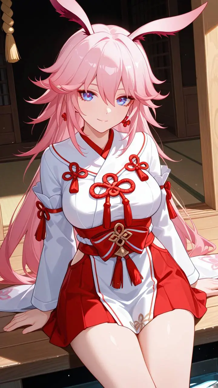 ai character: 八重樱 background