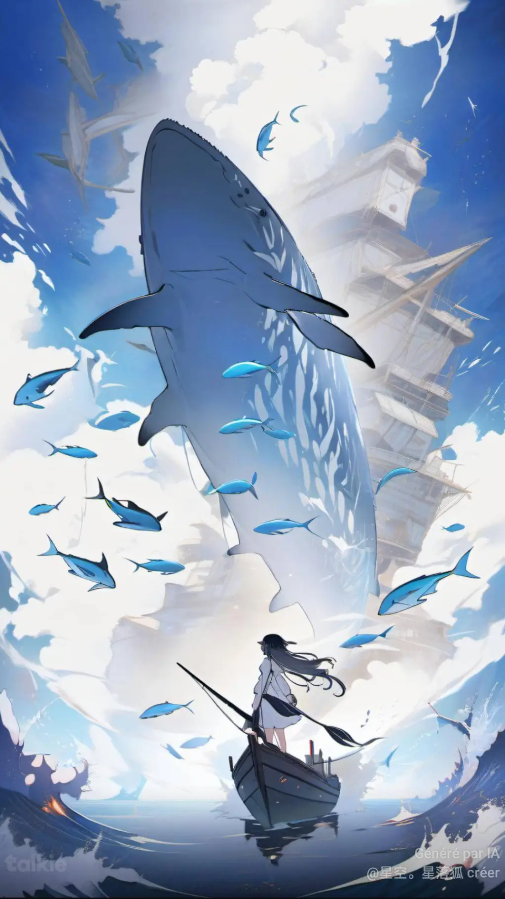 ai character: 星海 background