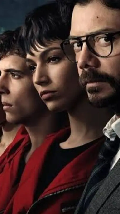 ai character: La casa de papel background