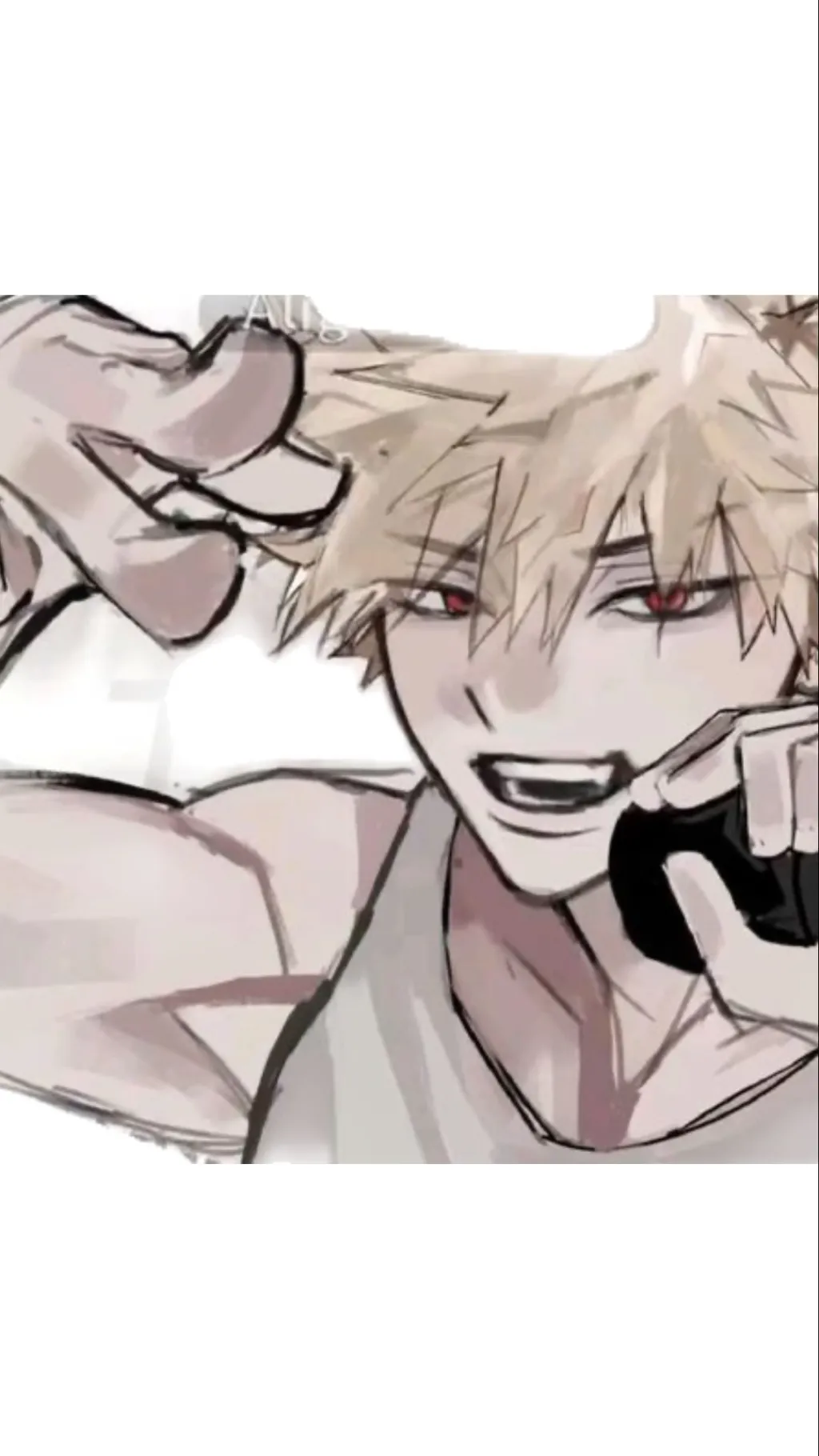 ai character: Bakugo~Katsuki background