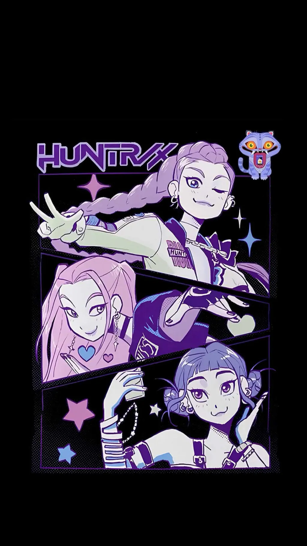 ai character: Huntrix! background