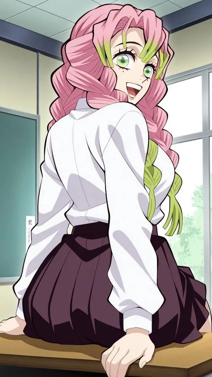 ai character: mitsuri  background