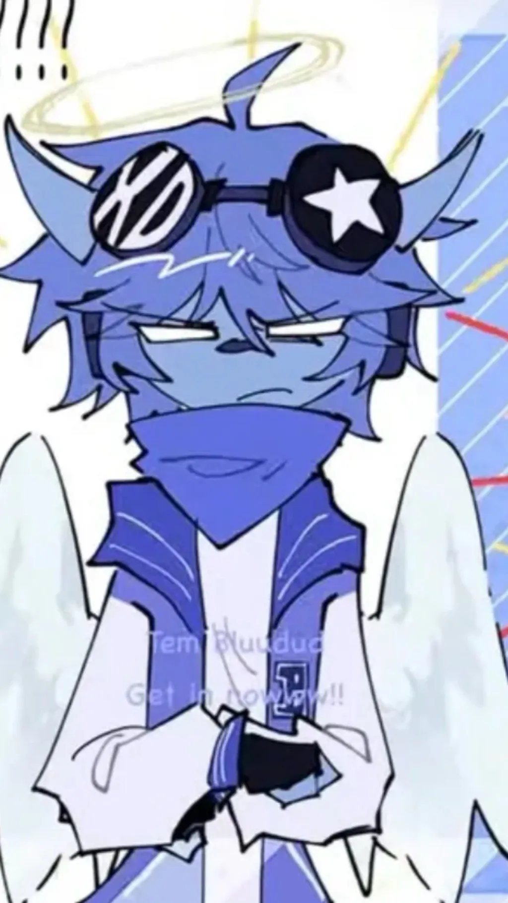 ai character: ∼Bluudud∼ background