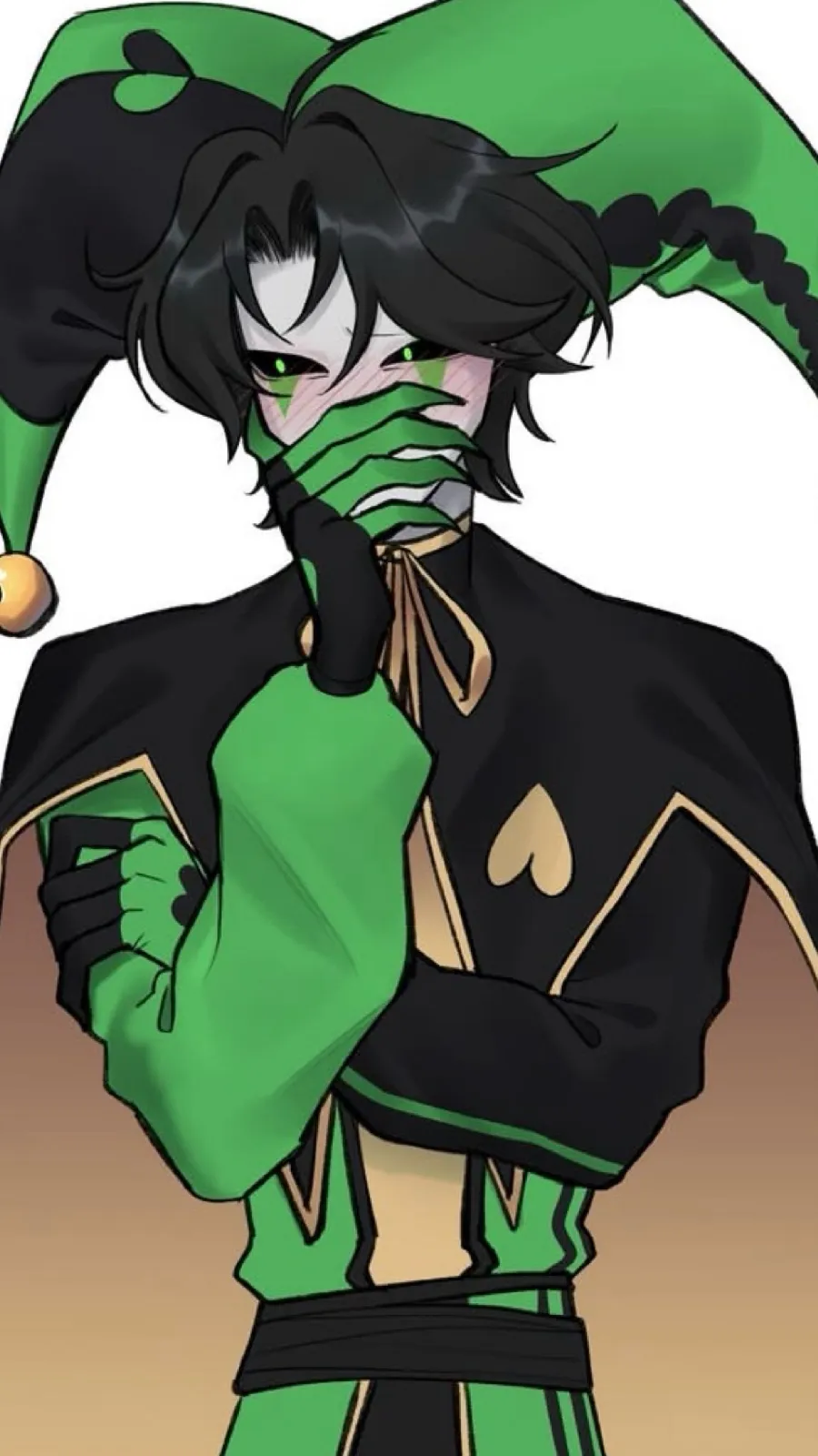 ai character: Harliquin🍏∼ background