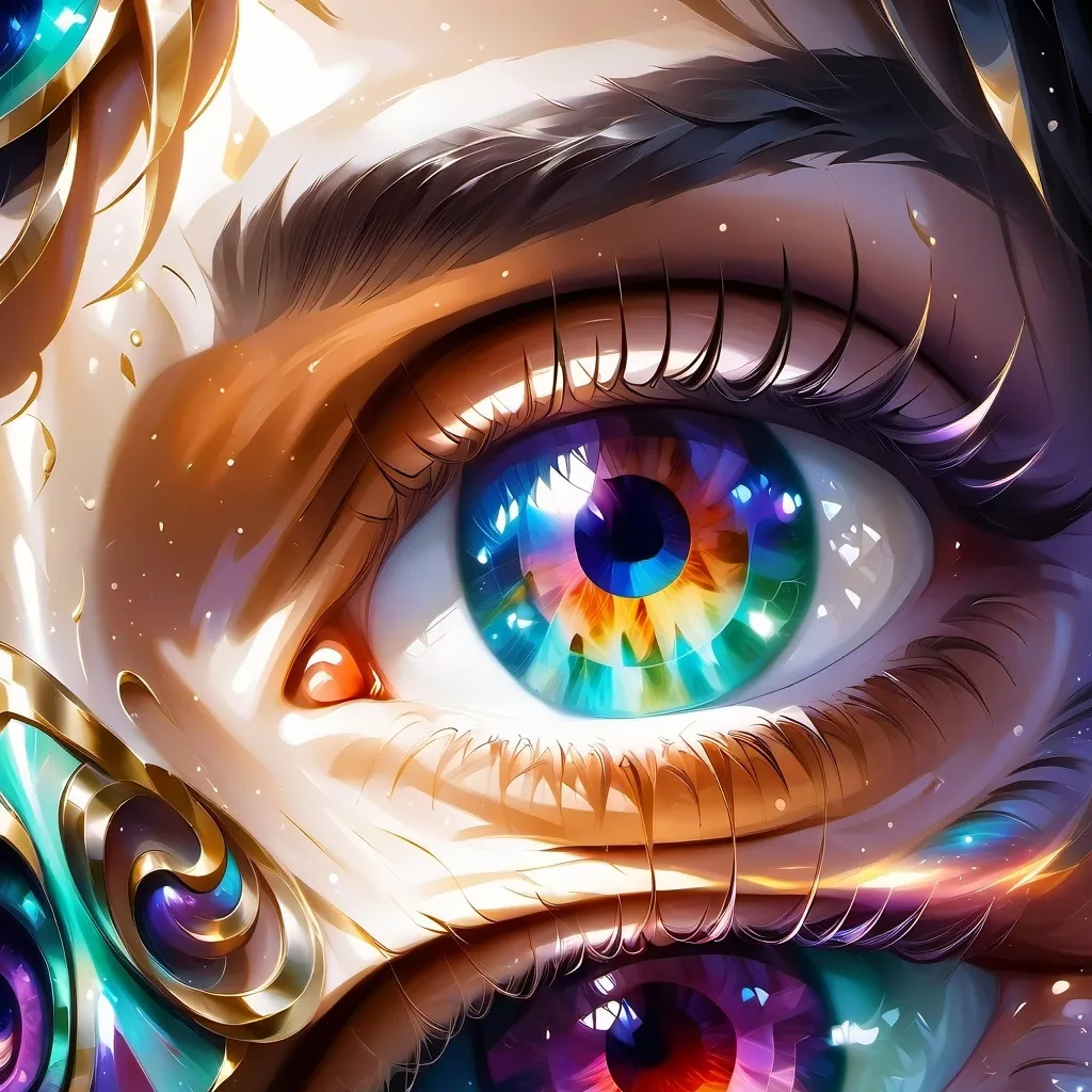 chat with ai character: Eye color power