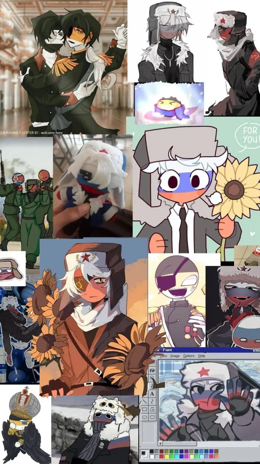 ai character: countryhuman background