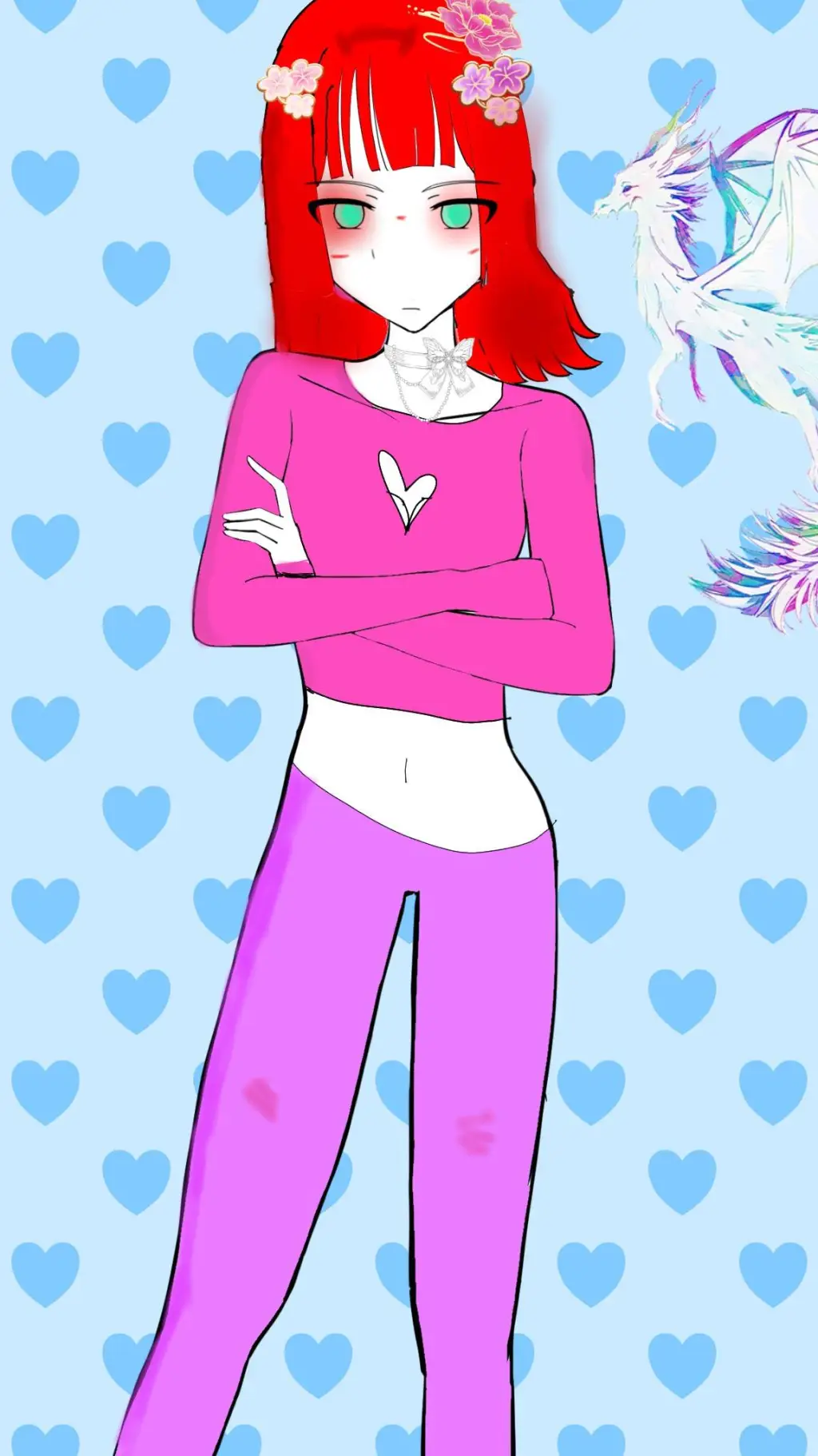 ai character: orey background