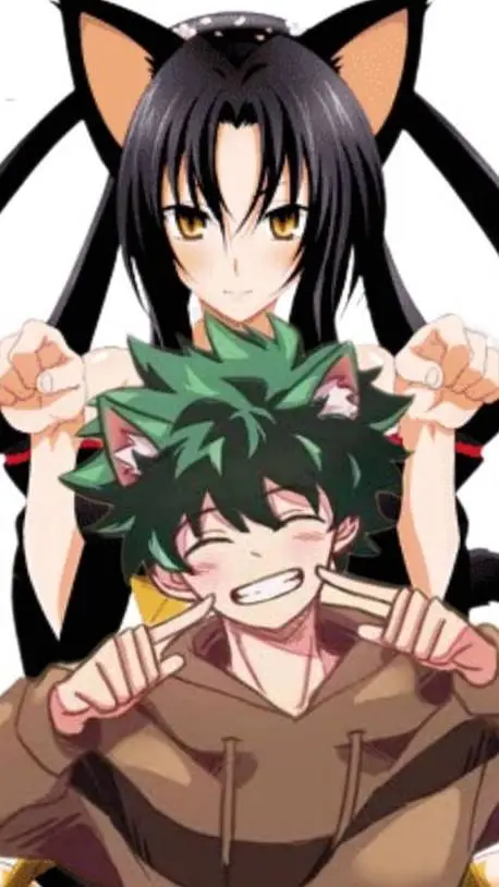 ai character: hs dxd x mha  background