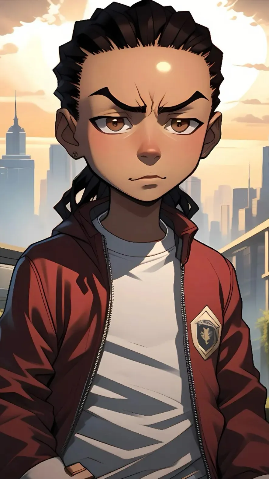 ai character: Riley freeman  background
