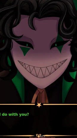 ai character: Harlequin  background