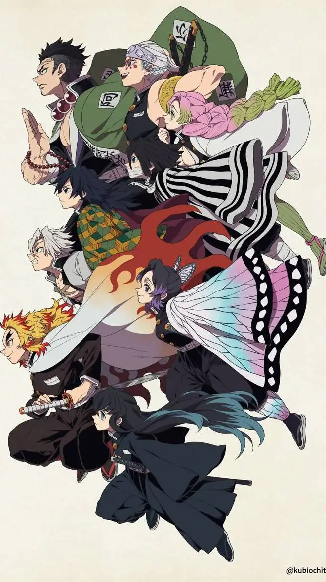 ai character: demon slayer background
