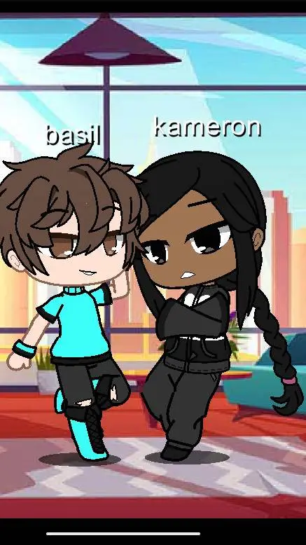 ai character: basil×kameron background
