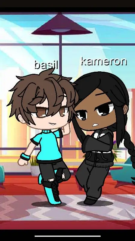 ai character: basil×kameron background