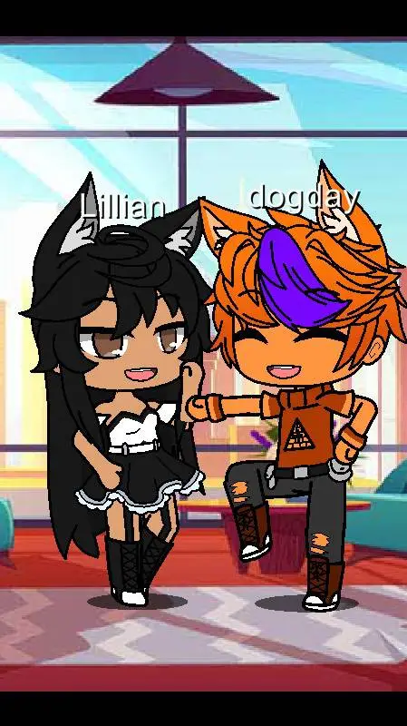 ai character: dogday×Lillian  background