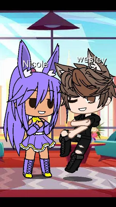 ai character: wesley×Nicole background