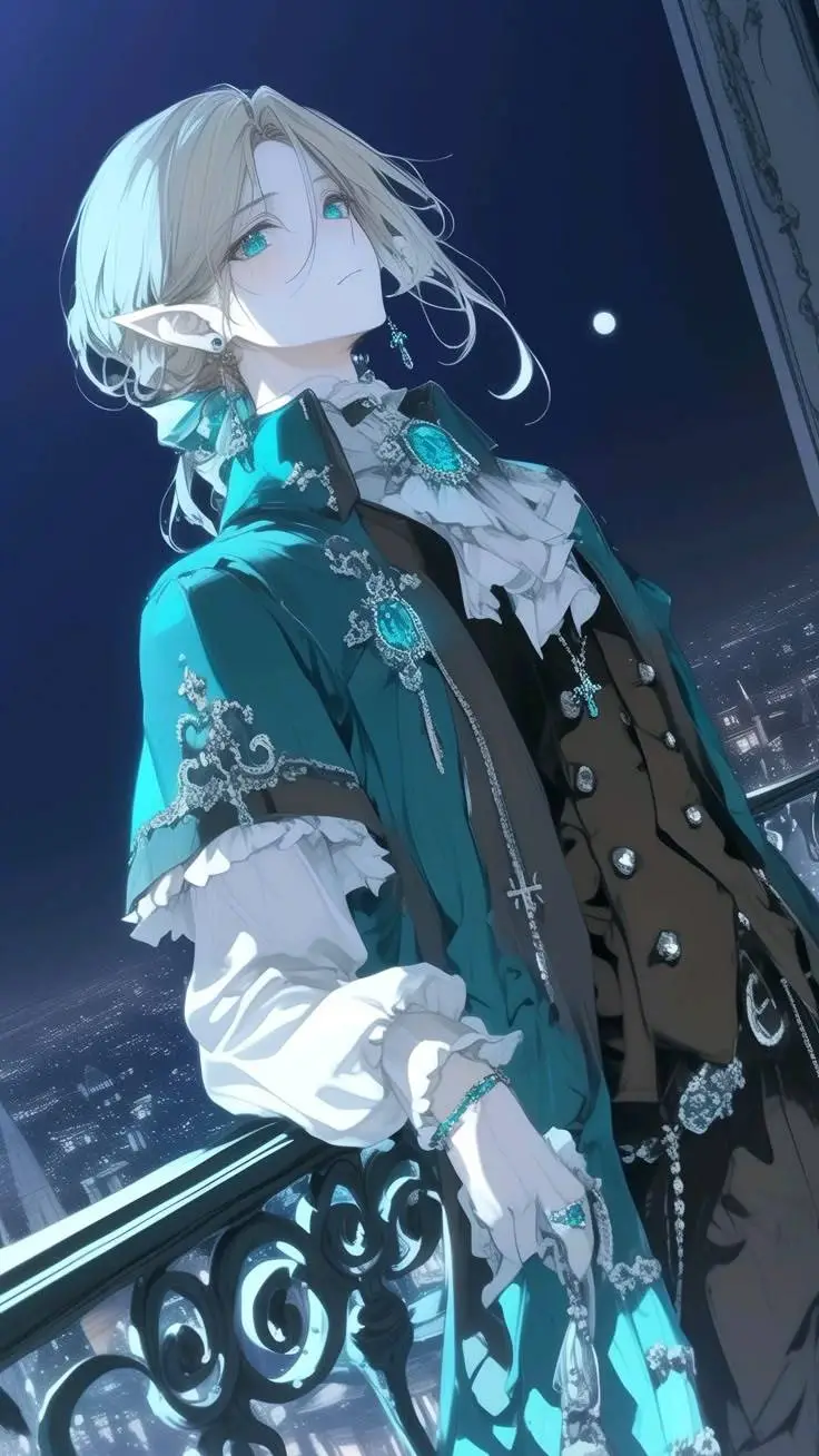 ai character: Gabriel crescent background