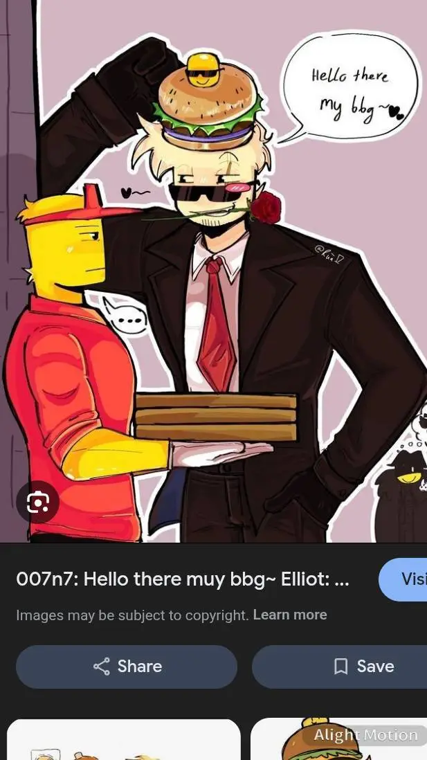 ai character: pizzaburger👹👹 background