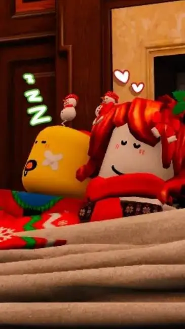 ai character: Forsaken christmas background