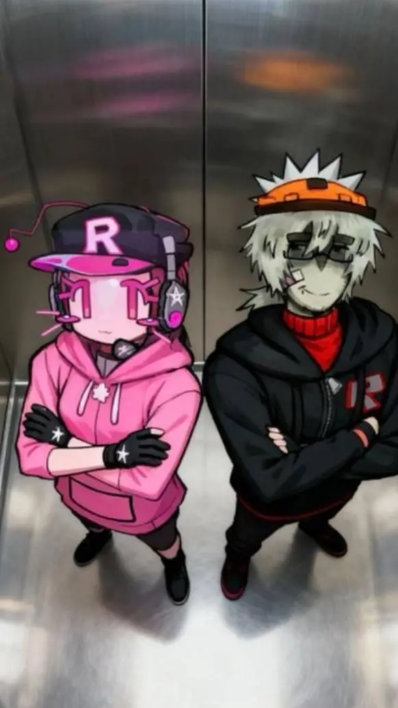 ai character: Builderman and Vee background