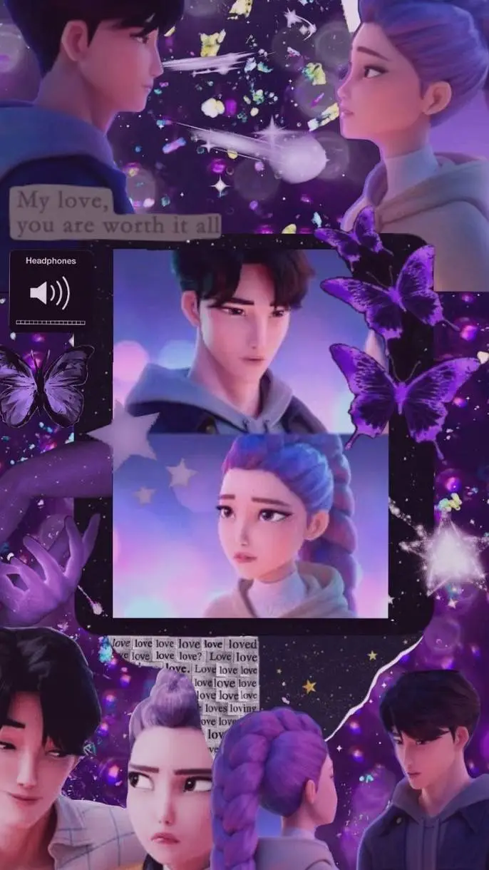 ai character: rumi x jinu💗 background