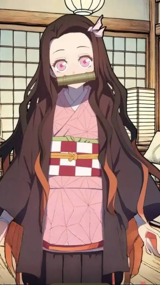 ai character: nezuko background