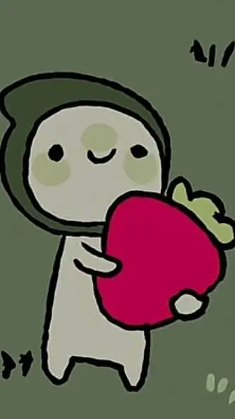 ai character: green beans background