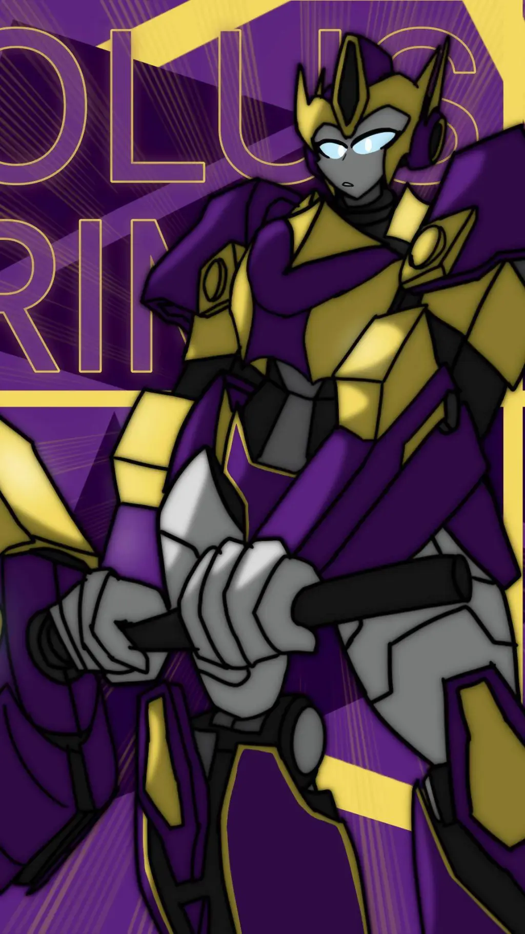ai character: Solus prime  background