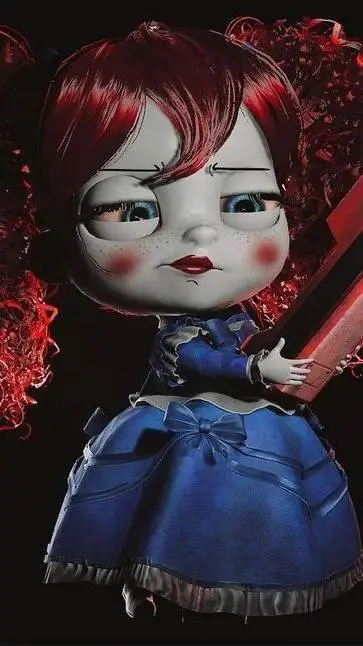 ai character: ❤️Poppy Playtime❤️ background